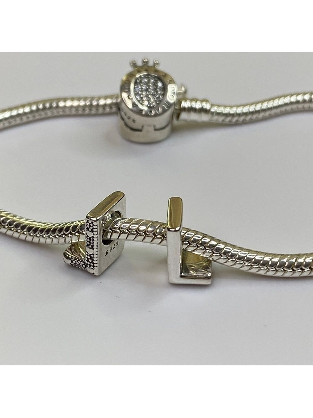 Sterling Silver Letter L Charm